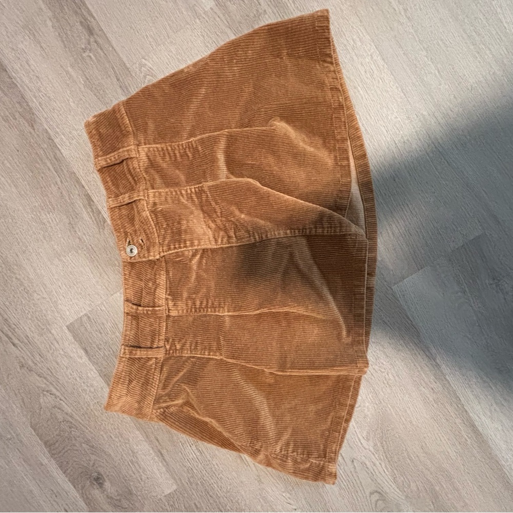 Corduroy Tan Skirt